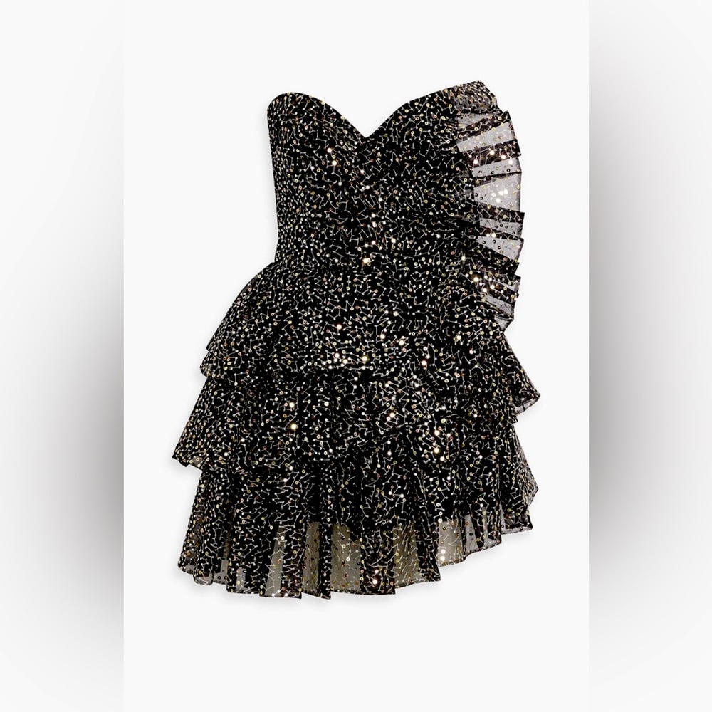 RASARIO
Color: Black and Gold
Size: FR 40 (US 8)
